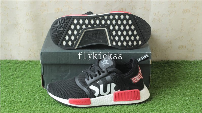 Real Boost Adidas NMD R1 PK Supreme Black